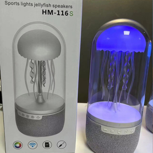 Nouvelle conception <span class=keywords><strong>méduse</strong></span> dynamique haut-parleur veilleuse 1800mAh Portable Rechargeable <span class=keywords><strong>lampe</strong></span> de bureau BT haut-parleur coloré <span class=keywords><strong>lampe</strong></span> ambiante - Product Image 5