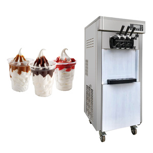 Máquina de Helado Suave/Yogurt de 3 Sabores con Capacidad de 50L-60L/H - Product Image 3