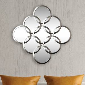 Specchio interno <span class=keywords><strong>ingresso</strong></span>, oro e argento specchio di forma irregolare, popolare specchio da parete - Product Image 3