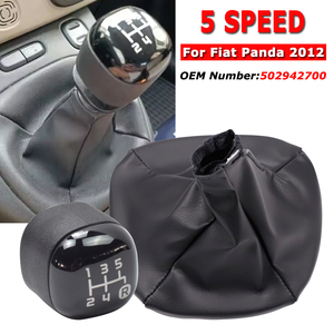 Pomello del Cambio per <span class=keywords><strong>Auto</strong></span>, Leva del Cambio in Plastica per <span class=keywords><strong>Fiat</strong></span> <span class=keywords><strong>Panda</strong></span> 2012, Maniglia per Trasmissione Manuale a 5 Velocità, <span class=keywords><strong>Accessori</strong></span> <span class=keywords><strong>Auto</strong></span> - Product Image 1