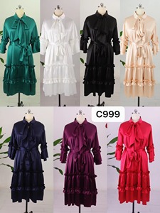 เดรสสตรีขนาดใหญ่พิเศษเดรสลำลองแฟชั่นสูงสำหรับผู้หญิงดีไซน์ใหม่ - Product Image 2