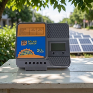 Controlador de Carga Solar MPPT 20A, 12V 24V, Regulador Automático con Pantalla LCD para Panel Solar Fotovoltaico - Product Image 1