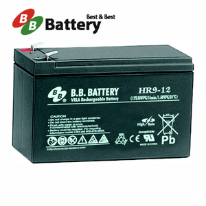B. B. <span class=keywords><strong>Battery</strong></span> BP 시리즈 HR9-12 12V 9Ah VRLA 납산 UPS용 충전식 사각 배터리 - Product Image 2