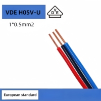 Le fil électronique matériel 300V de câble écologique de PVC a évalué le fil électronique certifié par VDE pour le matériel électrique