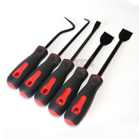 Kit de 18 outils à main de précision pour l'automobile, comprenant des crochets longs et des racloeurs, et un mini kit de crochets pour le retrait des joints d'huile