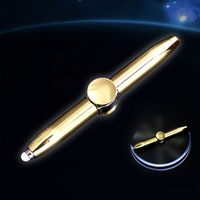 Nouveau Stylo Bille Gyroscope Multifonctionnel Intelligent Premium avec Lumière LED et Fonction Fidget Spinner, Idéal pour la Promotion