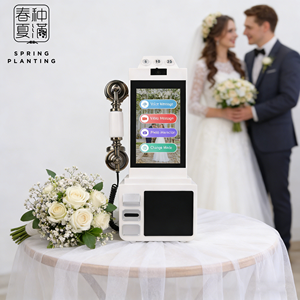 Livre d'or audio et vidéo tactile 8'' <span class=keywords><strong>avec</strong></span> <span class=keywords><strong>enregistreur</strong></span> téléphonique 64 Go pour mariage et cabine téléphonique - Product Image 2