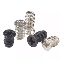 M4 M5 X 12mm kepala datar kecil Phillips KB sekrup hitam seng lapis nikel casing komputer PC kipas CPU sekrup dudukan