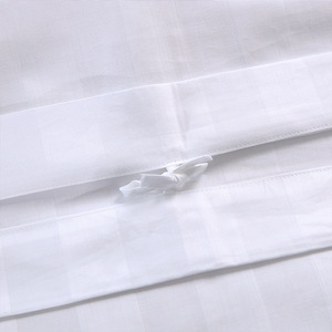 Juego de sábanas de algodón para cama de Hotel, juego de ropa de cama de lujo, tamaño King Size, con funda de edredón - Product Image 6