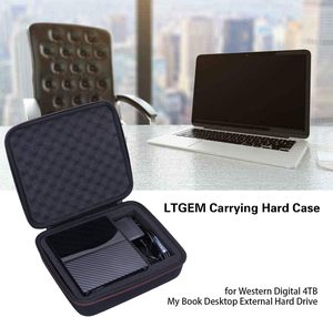 EVA Zipper For For WD 3TB-10TB My Book Elements Desktop <strong>External</strong> <strong>Hard</strong> <strong>Drive</strong> Travel Storage <strong>Bag</strong> (Black) - Product Image 2