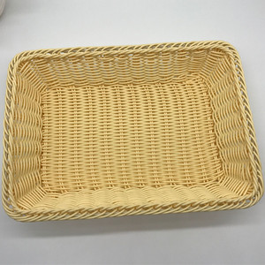 Phong Cách Boho Đan Bằng Tay <span class=keywords><strong>Wicker</strong></span> Vườn Quà Tặng Trái Cây Bánh Mì Lưu Trữ Giỏ Cho Phòng Ăn - Product Image 5