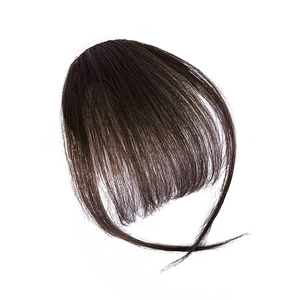 <span class=keywords><strong>Frange</strong></span> à clipser 100 % <span class=keywords><strong>cheveux</strong></span> humains naturels avec mèches latérales, postiches pour femmes, usage quotidien - Product Image 2