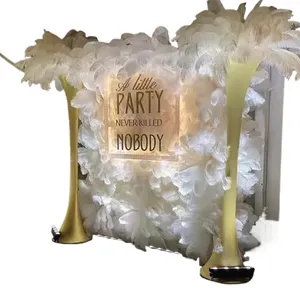 Grandes plumes d'autruche naturelles en vrac, 30-35cm, décor 100% blanc véritable, 65-70cm, panache noir, pour artisanat, fête, carnaval, mariage
