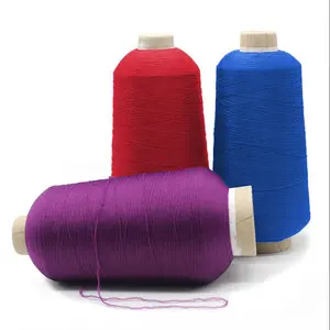 ポリエステル100% 織り目加工リサイクル毛糸ポリエステル織り目加工毛糸編み織り用