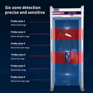 고감도 출입구 금속 탐지기 게이트 보안 검사용 공장 공항 학교 감옥 - Product Image 4