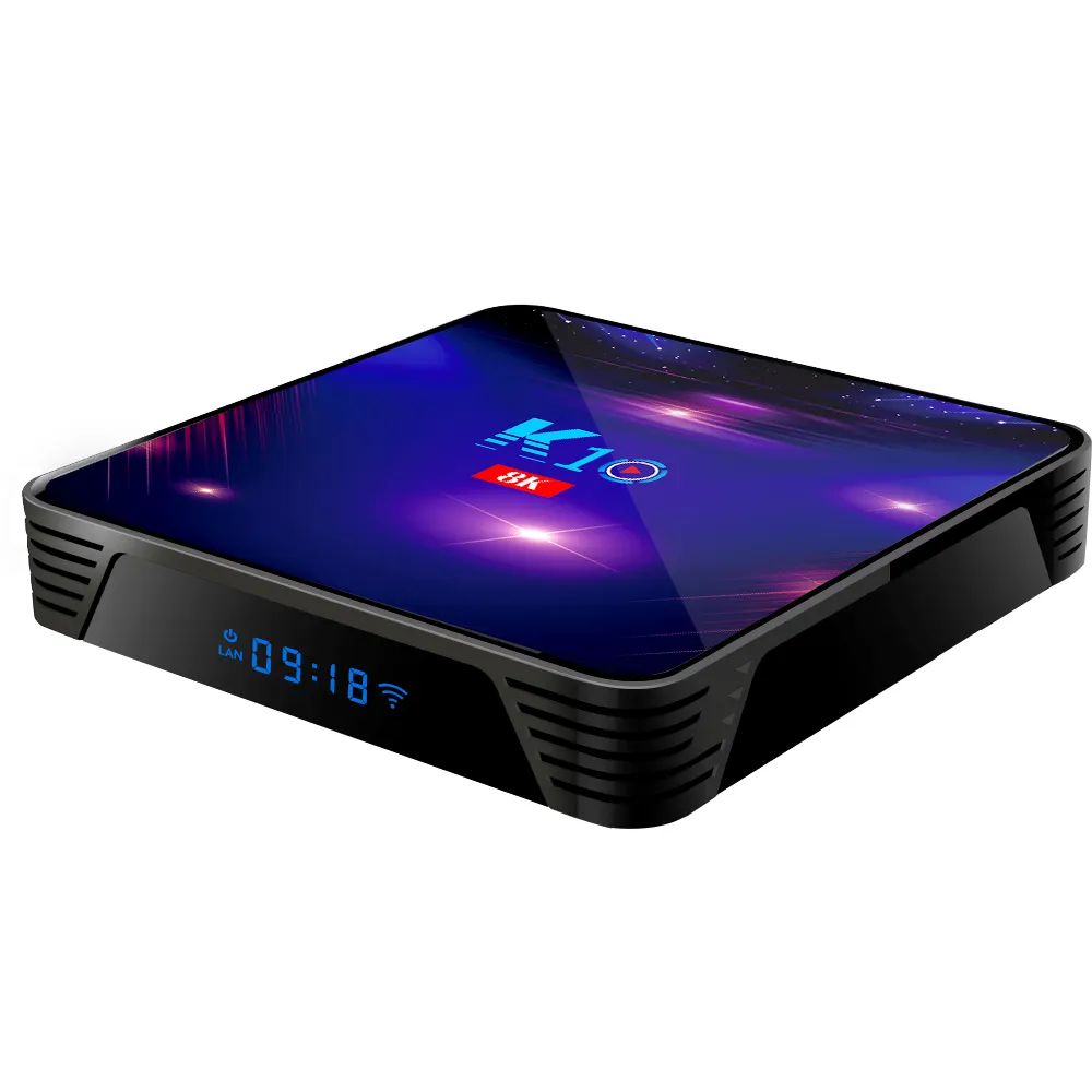 Shizhou Tech-Dispositivo de tv inteligente K10 S905X3, decodificador con chip 8K, android, 4K, para IPTV árabe, transmisión global, 4G, 32G, 1000m, LAN, novedad