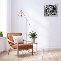 Lakeso Grille d'aération de 6 "x 6" pour cuisine Ouverture de conduit Finition miroir Registre décoratif pour murs
