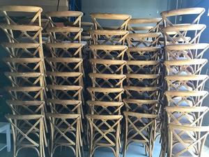 YC-A68-11 가장 인기있는 나무 크로스 백 바 의자 카운터 높이 - Product Image 3