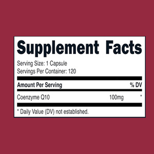 Coenzima Q10 mezclada con PPQ para el envejecimiento de la población mejora la función cardíaca Nutracéuticos a medida CO Q10 Cápsulas - Product Image 2