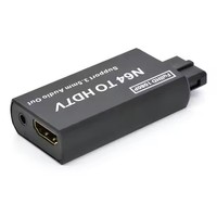 Konverter Full HD 1080P N64 ke HDTV untuk Adaptor 64 SNES NGC SFC dengan Output Audio 3.5mm Warna Hitam