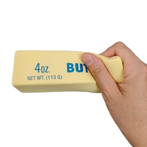 New Style Slow Rebound Butter Stick <b>Fidget</b> Toy PU Simulated Food Model Shape Bread Stress Relief Venting Toy for Boys Girls - Product Image 1