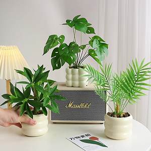 <span class=keywords><strong>Planta</strong></span> Artificial Realista en Maceta, Decoración para Sala <span class=keywords><strong>de</strong></span> Estar, Adorno para Bar, <span class=keywords><strong>Planta</strong></span> Verde Fresca Floral <span class=keywords><strong>de</strong></span> Alta Gama en Maceta - Product Image 2