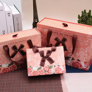 Caja de Regalo de Cartón Rectangular de Lujo con Logotipo Personalizado Rosa, Bolsa de Papel para Joyería, Paño de Limpieza, Embalaje para Regalo - Product Image 2