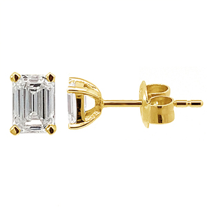 Bijoux fins classique <span class=keywords><strong>blanc</strong></span> 18k véritable <span class=keywords><strong>diamant</strong></span> clous <span class=keywords><strong>d</strong></span>'<span class=keywords><strong>oreille</strong></span> boucles <span class=keywords><strong>d</strong></span>'oreilles en <span class=keywords><strong>or</strong></span> 18k grand goujon cultivé en laboratoire - Product Image 3