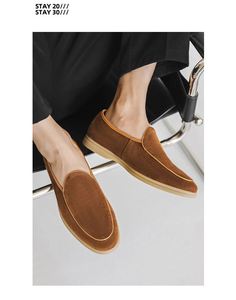 Chaussures Oxford en cuir de vachette pour hommes. Chaussures décontractées de mode pour affaires. - Product Image 6