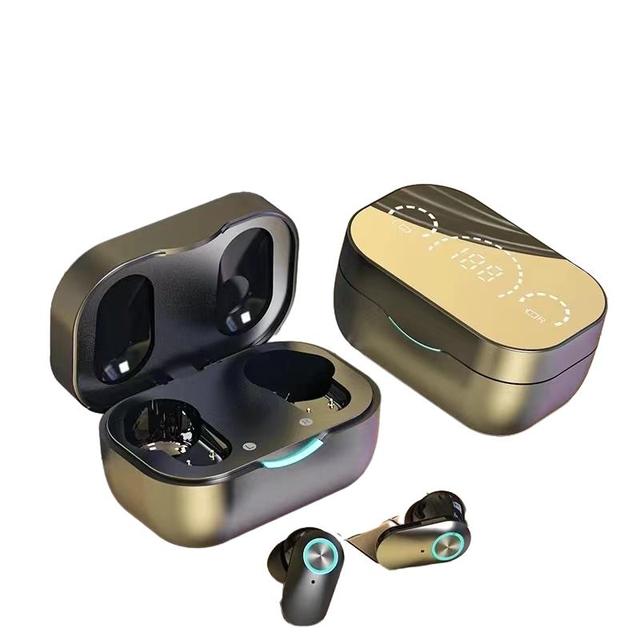 Factory Lowest Price BT Earphones YD07 TWS 9D Stereo Gaming Wireless Earbuds With LED Display in Ear Headphone