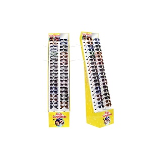 Expositor giratorio de cartón con ganchos, precio de fábrica, bandeja plegable para aperitivos, expositor de sobremesa con ganchos. - Product Image 2