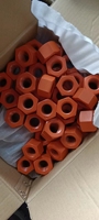 ASTM A193 A193M ASME B18.31.2 4 # Boulon à tête hexagonale entièrement fileté en PTFE B7M B7 de -5'' avec tige M2-M100 et écrou hexagonal A194 A194M 7M 2HM pour l'industrie pétrolière et gazière