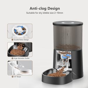 Dispensador de Comida para Gatos Temporizado de 4L, Programable de 1 a 6 Comidas para Gatos y Perros Pequeños y Medianos - Comedero Automático para Mascotas - Product Image 4