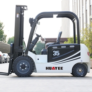 Chariots élévateurs électriques de haute qualité de Chine, 3 tonnes, 3,5 tonnes, chariots élévateurs d'entrepôt à vendre, agent de recrutement, prix des chariots élévateurs portables - Product Image 2