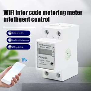 Interrupteur intelligent Tuya WIFI avec contrôle à distance et surveillance de la consommation d'énergie pour maison connectée, compteur d'énergie Tuya - Product Image 3