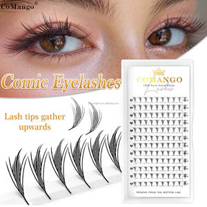 Pestañas Pre-fabricadas Estilo Manga, Color Oscuro Mate, Individuales/Mixtas, 8-15mm, Tipo C D, Pestañas de <span class=keywords><strong>Torre</strong></span>, Pestañas de Anime, Bandeja de Pestañas Mixtas - Product Image 1