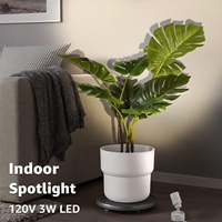 Mini projecteur en aluminium pour l'irradiation des plantes, sans lumière principale, angle réglable