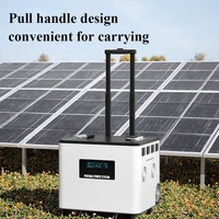 Batterie au lithium 500w 156000mAh, système d'énergie solaire portable, panneau de stockage d'énergie solaire pour charger une batterie externe