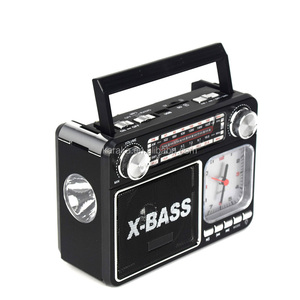 Radio rechargeable à bandes multiples avec poignée, torche, lecteur mp3 et son de haute qualité, 135 - Product Image 4