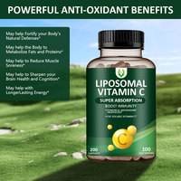 OEM/ODM Cápsulas de Vitamina C Liposomal de Súper Absorción Potente Sistema de Inmunidad Potente Suplemento Antioxidante