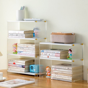 Étagère de bureau multifonctionnelle à plusieurs niveaux, organisateur de bureau avec étagères réglables, type rectangulaire - Product Image 2