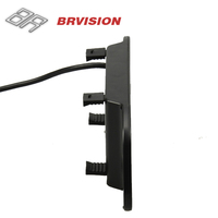 Usine 4.3 ''moniteur de miroir TFT écran numérique rétroviseur pour aide au stationnement 1 entrée de caméra support à clipser connecteur 4P