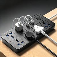 Hochwertige 6-Wege 3 USB Typ C 3M Universal USB-Verlängerungssteckdose Mit CE ROHS