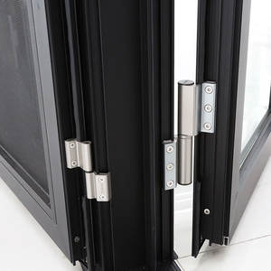 Prix de gros <span class=keywords><strong>Porte</strong></span> <span class=keywords><strong>d</strong></span>'<span class=keywords><strong>entrée</strong></span> extérieure durable en aluminium <span class=keywords><strong>Triple</strong></span> <span class=keywords><strong>vitrage</strong></span> Portes battantes ouvertes à charnières - Product Image 4