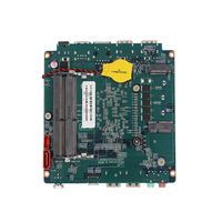 Ventilateur intelligent Carte ultra compacte Intel i3-1115G4E i5-1135G7 i5-11320H i7-1185G7E Processeur PC Carte mère avec 1LAN 2HDMI Type-C