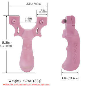 Hochwertiger Harz schleuder mit leistungs starkem Schießen und hochela tischem Gummiband für die Jagd im Freien - Product Image 3
