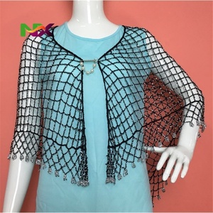 Ecowalson - Elegantes Chales de Noche para Mujer, Chales de Malla Calada para Novia, Damas de Honor, Boleros de Boda, Decoración, Chal de <span class=keywords><strong>Fiesta</strong></span> para Mujer - Product Image 2