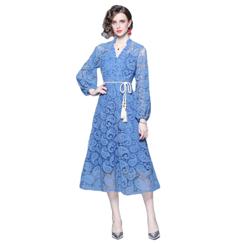 white christmas dresses Claudia Crochet Midi Dress, Helen Jon L main image 0