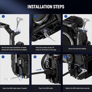 Cage stabilisatrice pour caméra vidéo Neewer à prix abordable, rig vidéo métallique demi-cage pour <span class=keywords><strong>S5</strong></span> <span class=keywords><strong>II</strong></span>/<span class=keywords><strong>S5</strong></span> <span class=keywords><strong>II</strong></span> <span class=keywords><strong>X</strong></span> G9 <span class=keywords><strong>II</strong></span> - Product Image 5