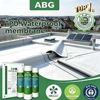 Membrane imperméable en TPO recyclable avec matériau écologique pour toiture, idéale pour les bâtiments écologiques et les toitures commerciales